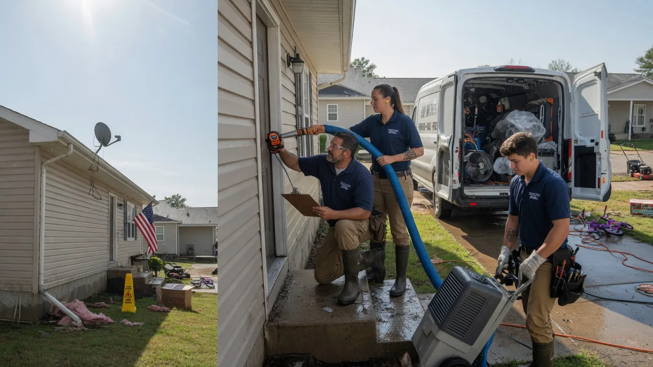Ceiling Water Damage Restoration in Rudolph, OH near me